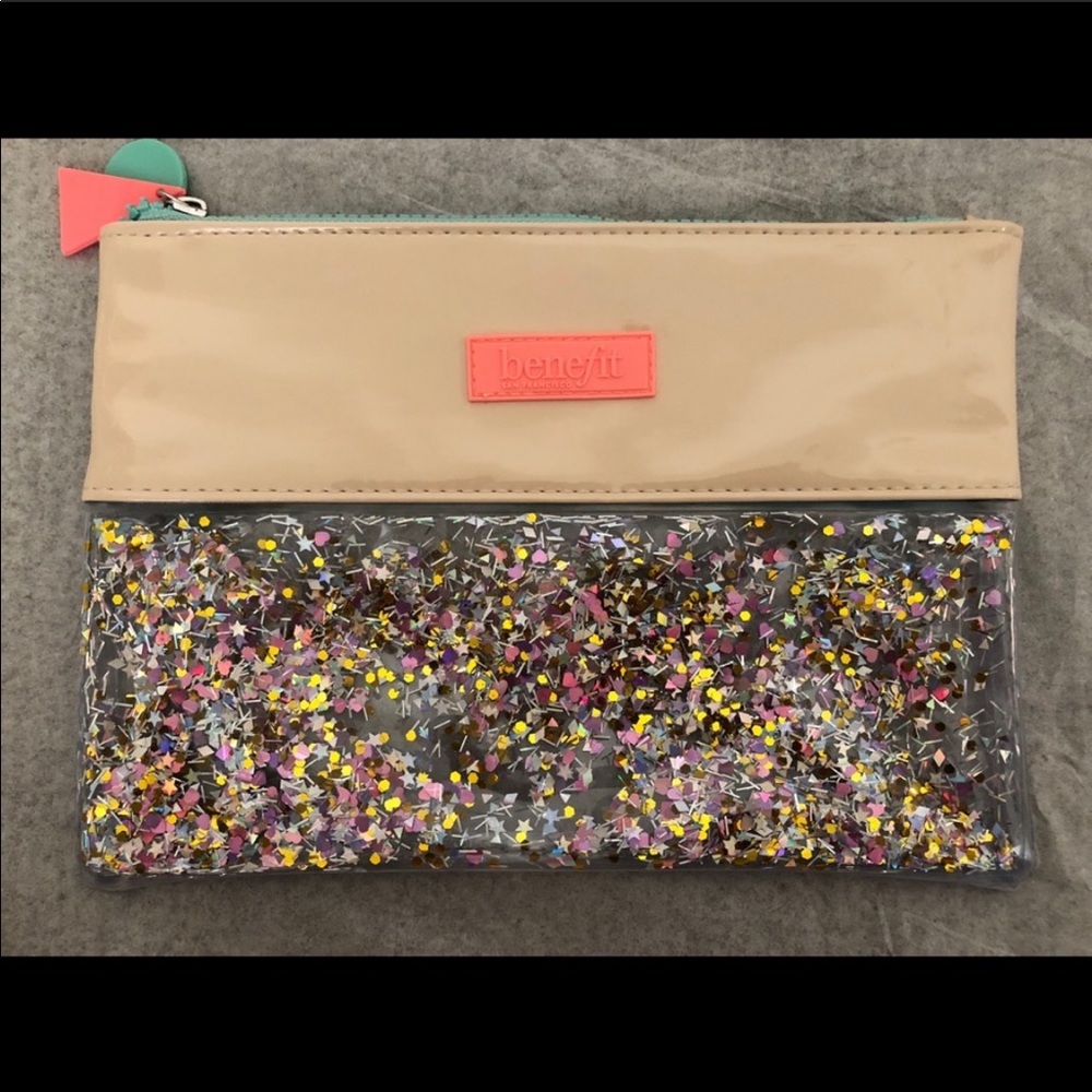 Benefit sparkling purse/ make up bag.